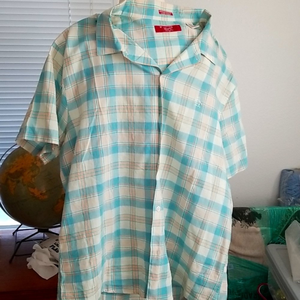 Vintage 1950s Penguin shirt / REPRODUCTION sz. Large